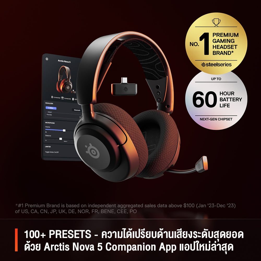 หูฟังไร้สาย SteelSeries Arctis Nova 5X for XBOX สีดำ_1